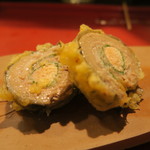 たまゆら - 27年9月　鰯、明太子、大葉の揚物