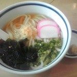 じょんならん - かけうどん(温) ５７０円(税込)(２０１５年９月５日撮影)