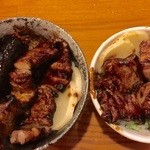 やきとり呑斗 - 豚丼750円、豚丼ミニ500円です。