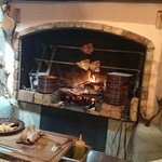 ピレネー - 焼かれているお肉の様子