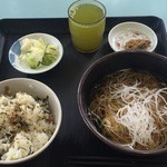 道の駅 なるさわ 軽食堂 - 鳴沢菜ご飯セット