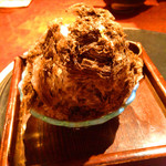 よろにく - ほうじ茶かき氷