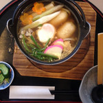 秋田比内地鶏や - 鍋焼きうどん