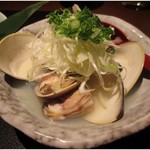 うまい寿司と魚料理 魚王KUNI - 蛤酒蒸し