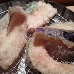 天ぷらめし 金子半之助  - かしわ、なす、かぼちゃ、ハゼ