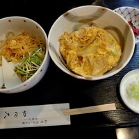 日本橋 やぶ久 - “玉子丼 + たぬき(冷)”