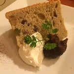 ティーハウス茶屋 - ふわふわのシフォンケーキ