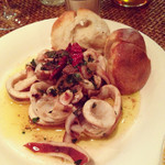 山岸食堂 - 生イカのアンチョビソース