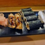 あやめ寿司 - アナゴ、海苔巻き、コハダ