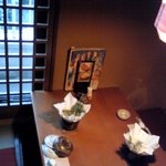 日本橋亭 - 個室には窓もあって、府中の町並みも・・・