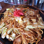 Okonomiyaki Nakachou - カレー焼きそば大盛り（880円+200円）