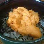 凡天  - ミニウニ丼 少しアップ