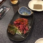 焼肉 山水 - 2015年9月　和牛ﾚｱｽﾃｰｷ　これうま！