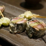 天ぷら　酒菜　醍醐 - 秋刀魚と銀杏