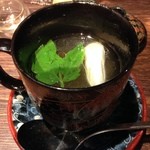 紅紅火火 - コースのスープ松茸入り