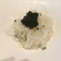 開化亭 - ビーフンのキャビア添え
