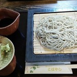 蕎麦切り　こばやし - せいろ800円。