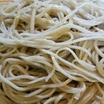 蕎麦切り　こばやし - 二八蕎麦です。細めでコシがあります。