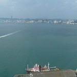 エアーズカフェ - 再々）対岸は山口県下関市。
      遊覧船で渡れます。