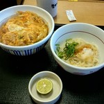 なか卯 東銀座店 - 2015/9/5親子丼すだちおろしうどんミニセット