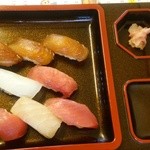 島寿司 - カラシで食べよう