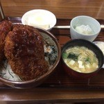 一二三食堂 - ヒレソースカツ丼大盛【料理】