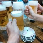 Torimasa - ビールで乾杯