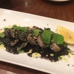 イタリア食堂　ジラソーレ - イカスミ煮1000円