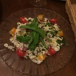 イタリア食堂　ジラソーレ - 鯛カルパッチョ1100円