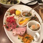 イタリア食堂　ジラソーレ - 前菜盛り合わせ1200円