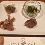 銀座バードランド - 前菜4種盛り合わせ