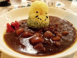 文鳥カフェ - ジャンボセキセインコカレー！