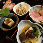 和ごころ　いけうち - 1509_いけうち_盛り合わせ①