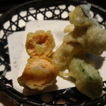 和ごころ　いけうち - 1509_いけうち_サーモン×ポテサラ天ぷら