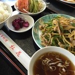 紅花 - Ａ定食 青椒肉絲 850