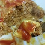 大養軒 - オムライス豚肉入り！