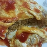 大養軒 - オムライス割ってみた。