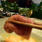 京松蘭はなれ - トロロ卵でどうぞ～