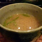 京松蘭はなれ - コンソメとしじみとアゴの味噌汁も絶品～