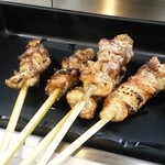 やきとり 松良 - 純けい５本４５０円(201509)