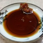 やきとり 松良 - 特製のタレにはニンニク味噌も♪(201509)