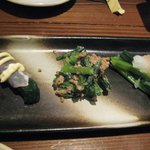 道らく - 小松菜３種盛り