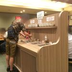 天下一品 - 【2015年08月】サービスカウンター、こんな感じのコーナーです、天一らしくない。。企画だわ。