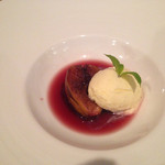 セラフィーノ - イチジクのコンポート ジェラート添え