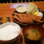 Sankyuu San - 穴子フライ定食 2015/9月