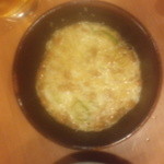 焼鳥日高 - とろろ納豆（混ぜてから撮った）