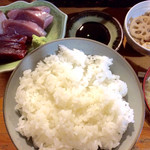 すし割烹 ふる里 - お刺身定食（三品）・・・明るめに露出補正