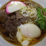 鹿肉温そば980円