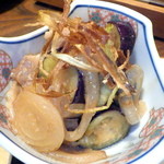 Mikuro - 豚バラと茄子のオイスターマヨ炒め（250円）