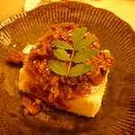 おんじき家ふうど - 肉みそ揚げ豆腐